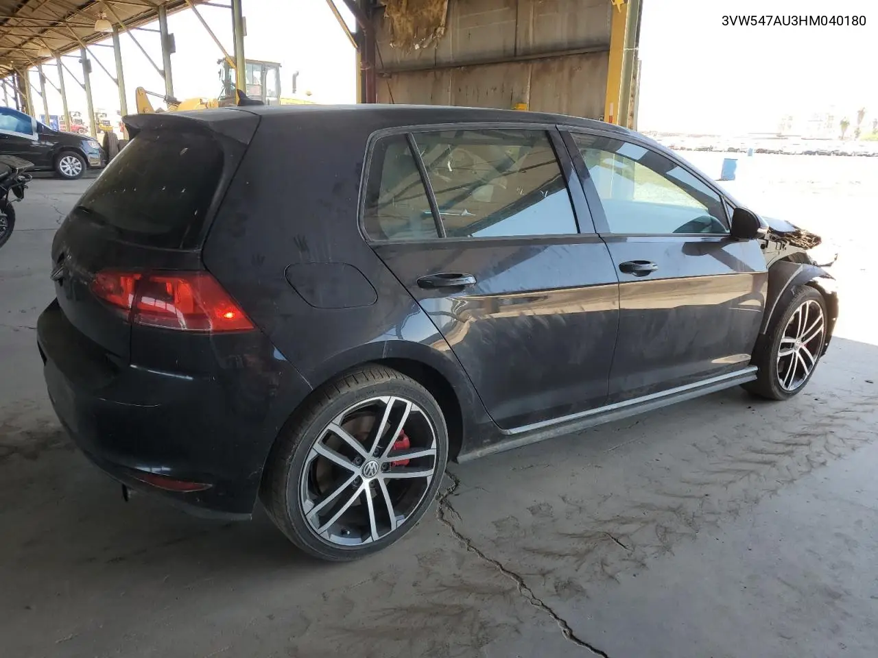2017 Volkswagen Gti Sport VIN: 3VW547AU3HM040180 Lot: 62321855