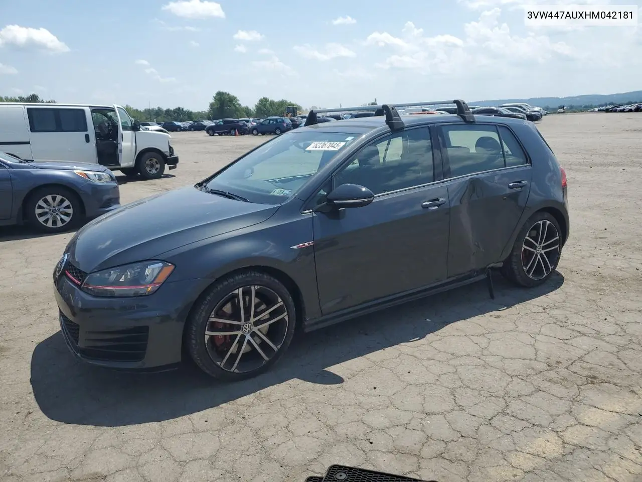 2017 Volkswagen Gti S/Se VIN: 3VW447AUXHM042181 Lot: 62367045