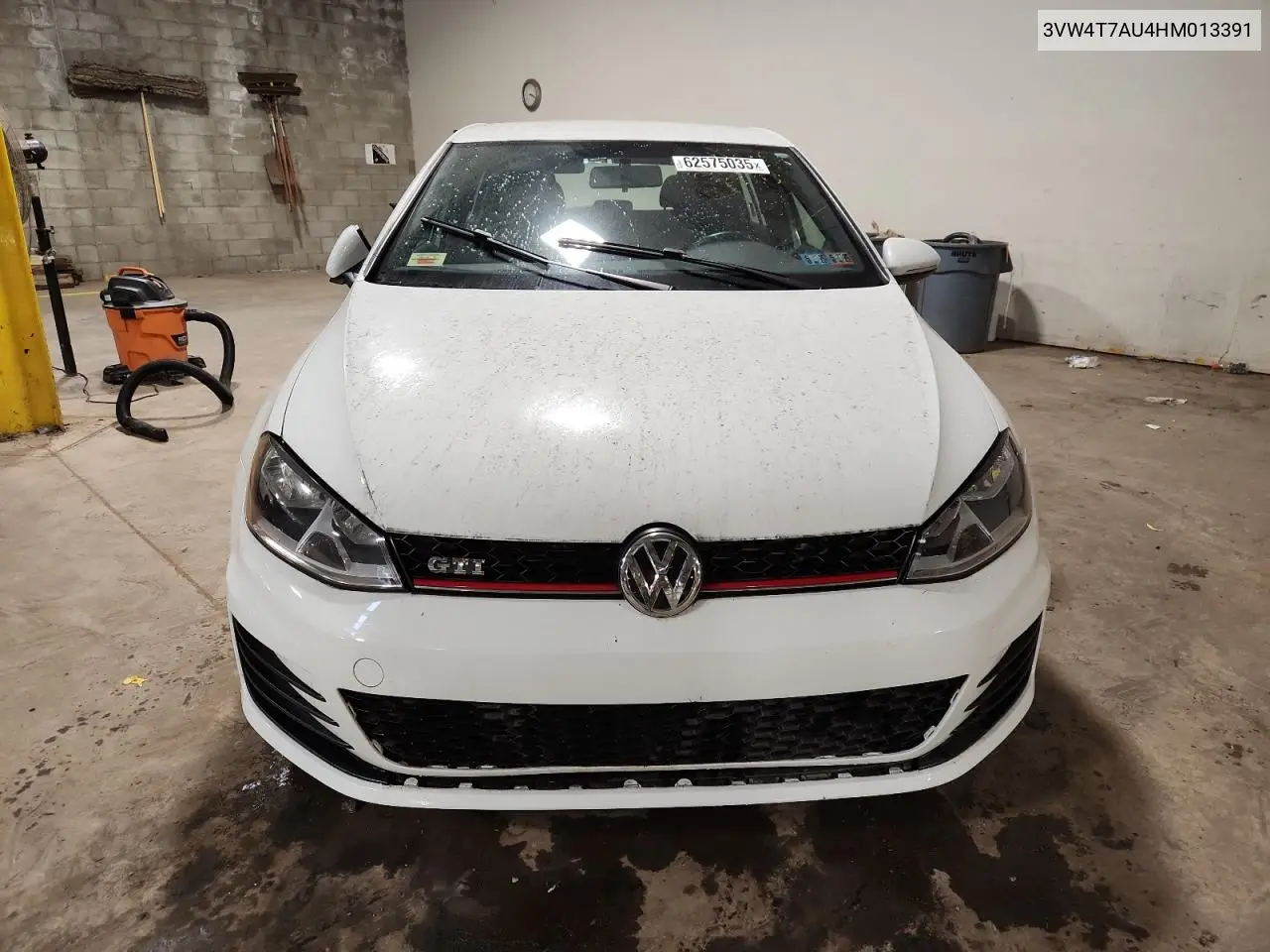 2017 Volkswagen Gti S VIN: 3VW4T7AU4HM013391 Lot: 62575035