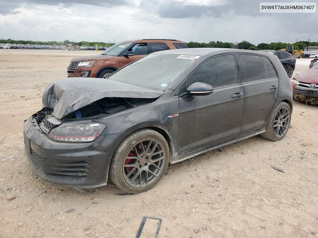 2017 Volkswagen Gti S VIN: 3VW4T7AUXHM067407 Lot: 63086025