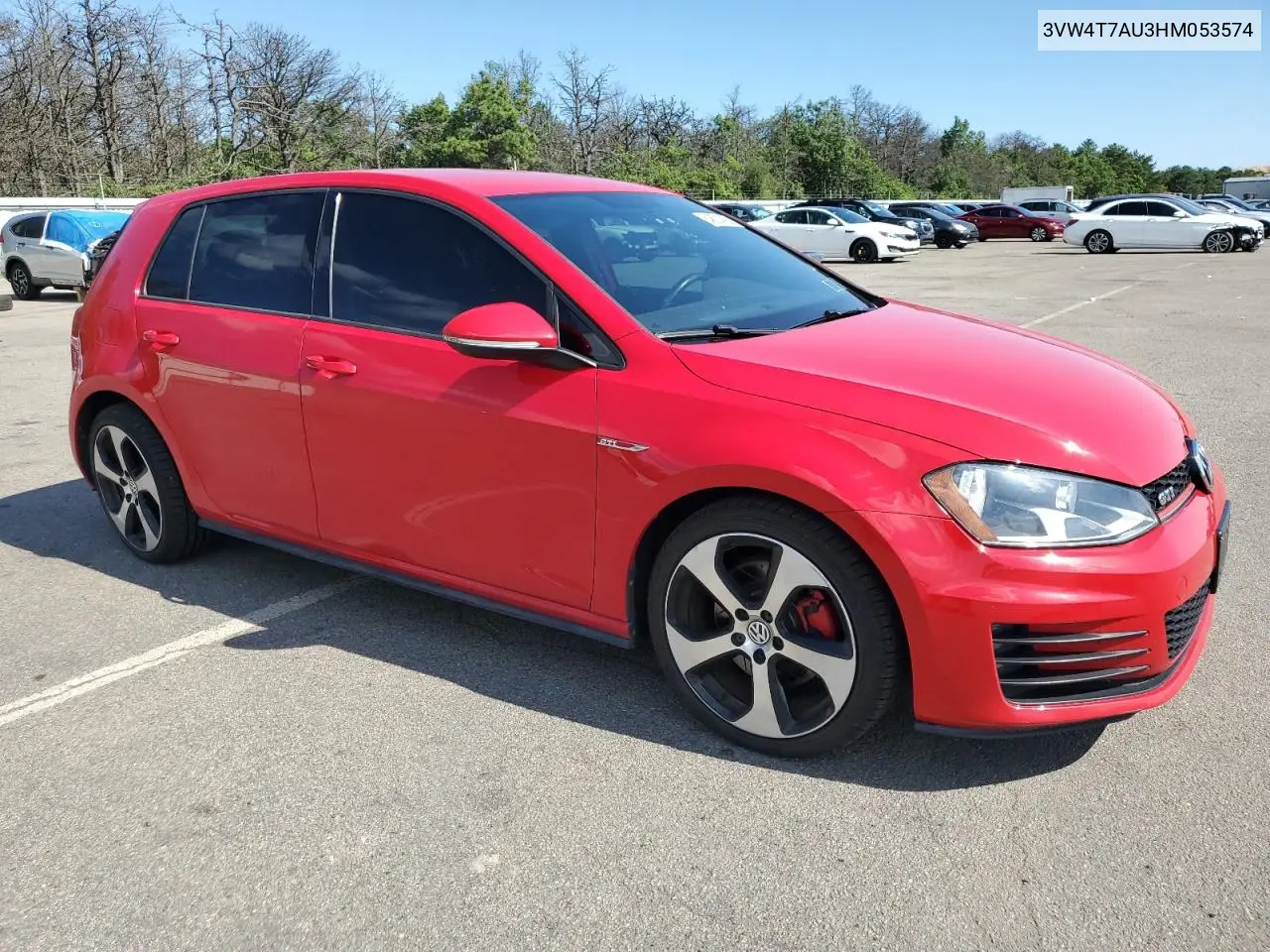 2017 Volkswagen Gti S VIN: 3VW4T7AU3HM053574 Lot: 64621485