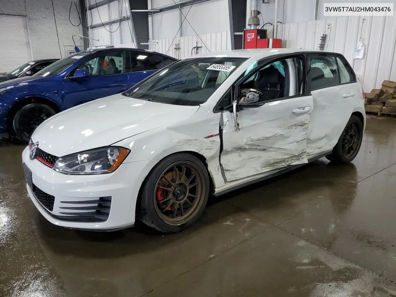 2017 Volkswagen Gti S VIN: 3VW5T7AU2HM043476 Lot: 64855355