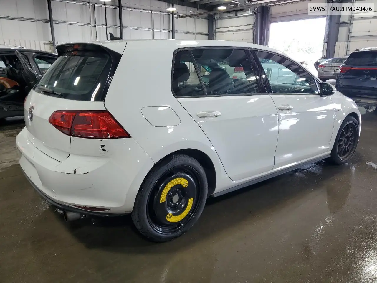 2017 Volkswagen Gti S VIN: 3VW5T7AU2HM043476 Lot: 64855355