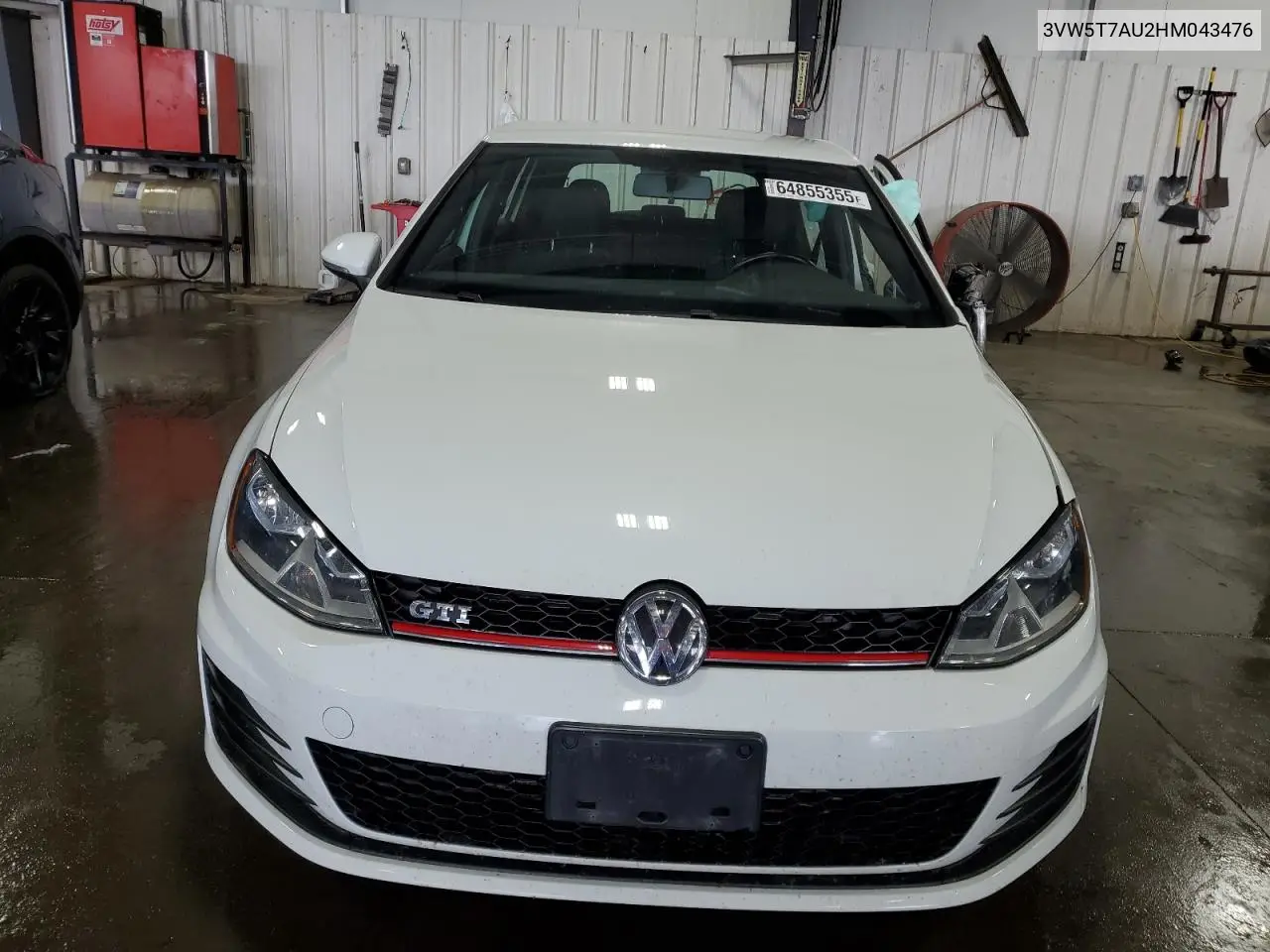 2017 Volkswagen Gti S VIN: 3VW5T7AU2HM043476 Lot: 64855355