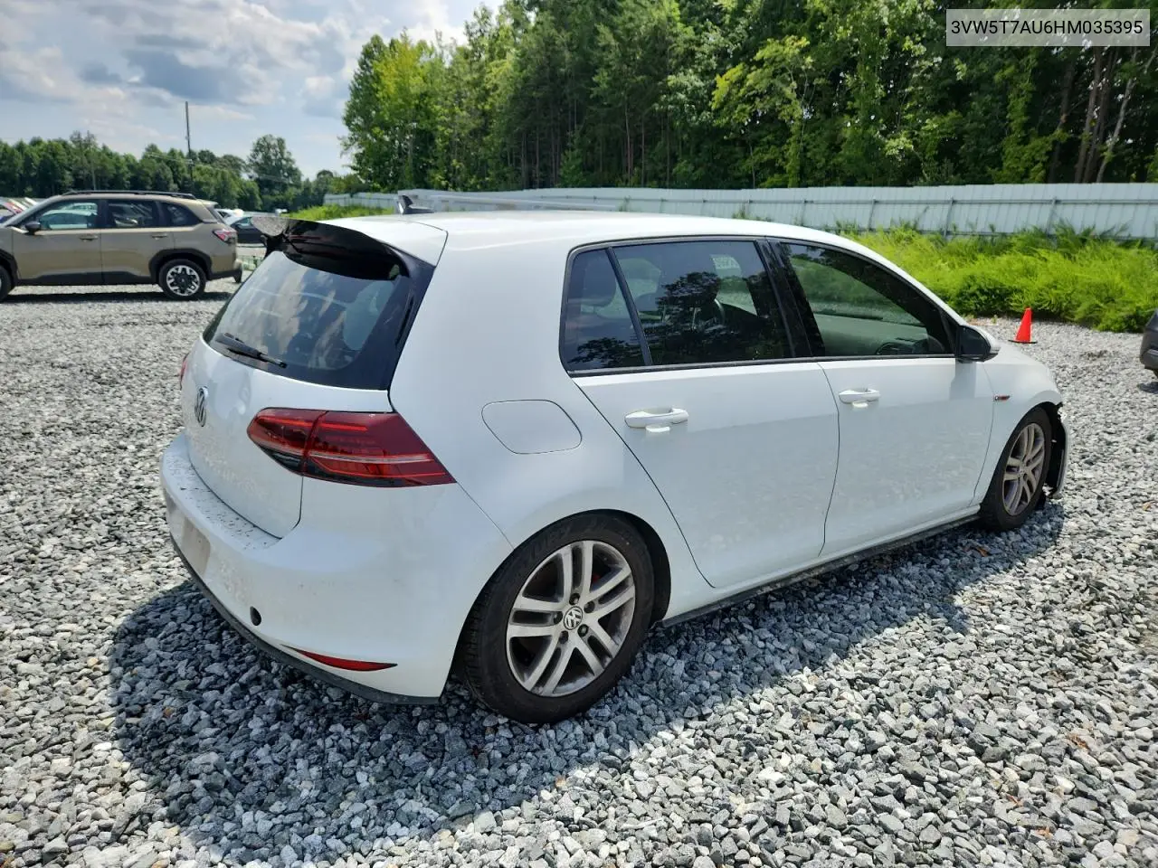 2017 Volkswagen Gti S VIN: 3VW5T7AU6HM035395 Lot: 65602375