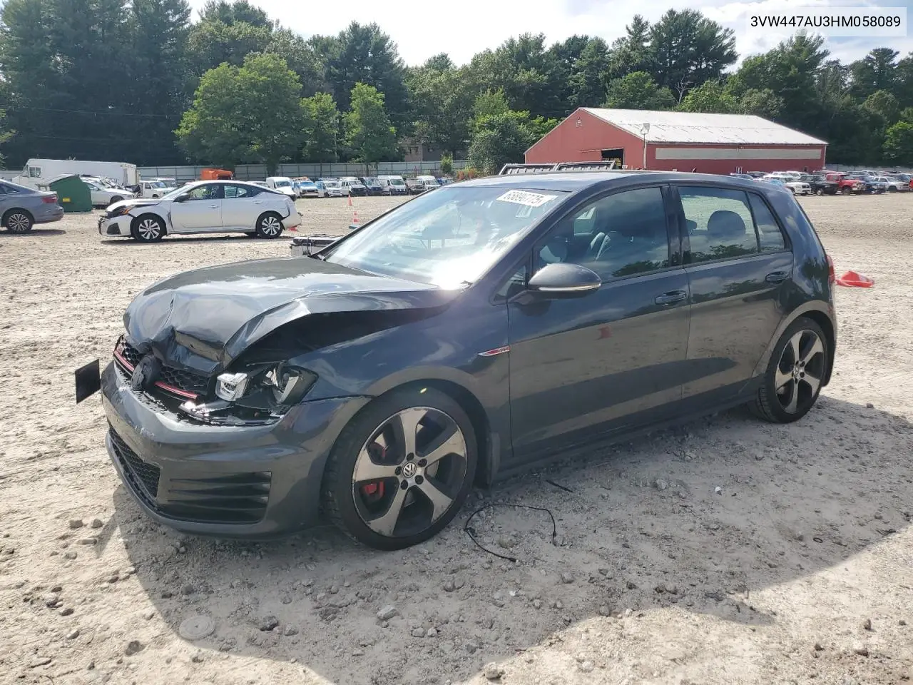 2017 Volkswagen Gti S/Se VIN: 3VW447AU3HM058089 Lot: 65896775