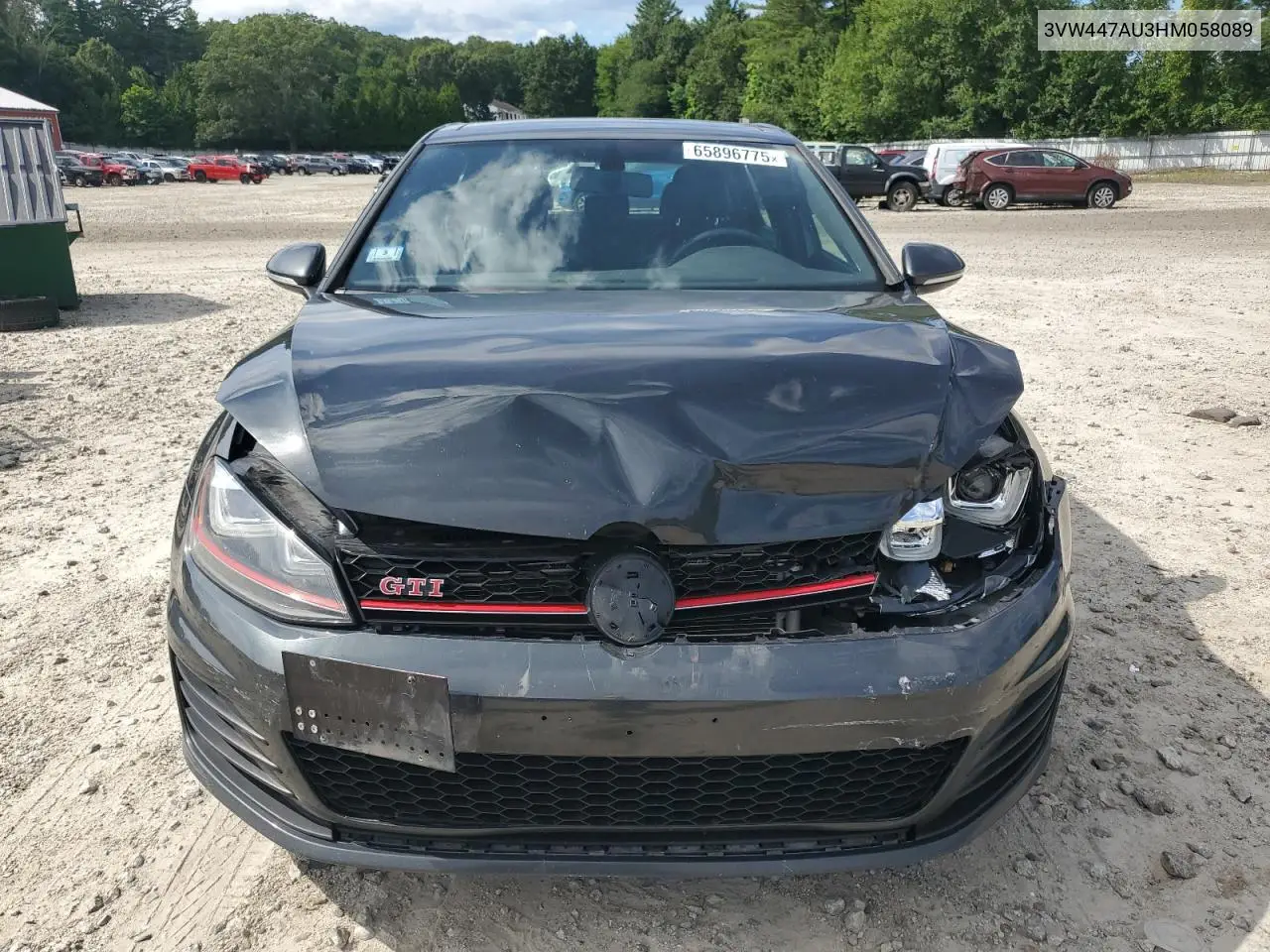 2017 Volkswagen Gti S/Se VIN: 3VW447AU3HM058089 Lot: 65896775