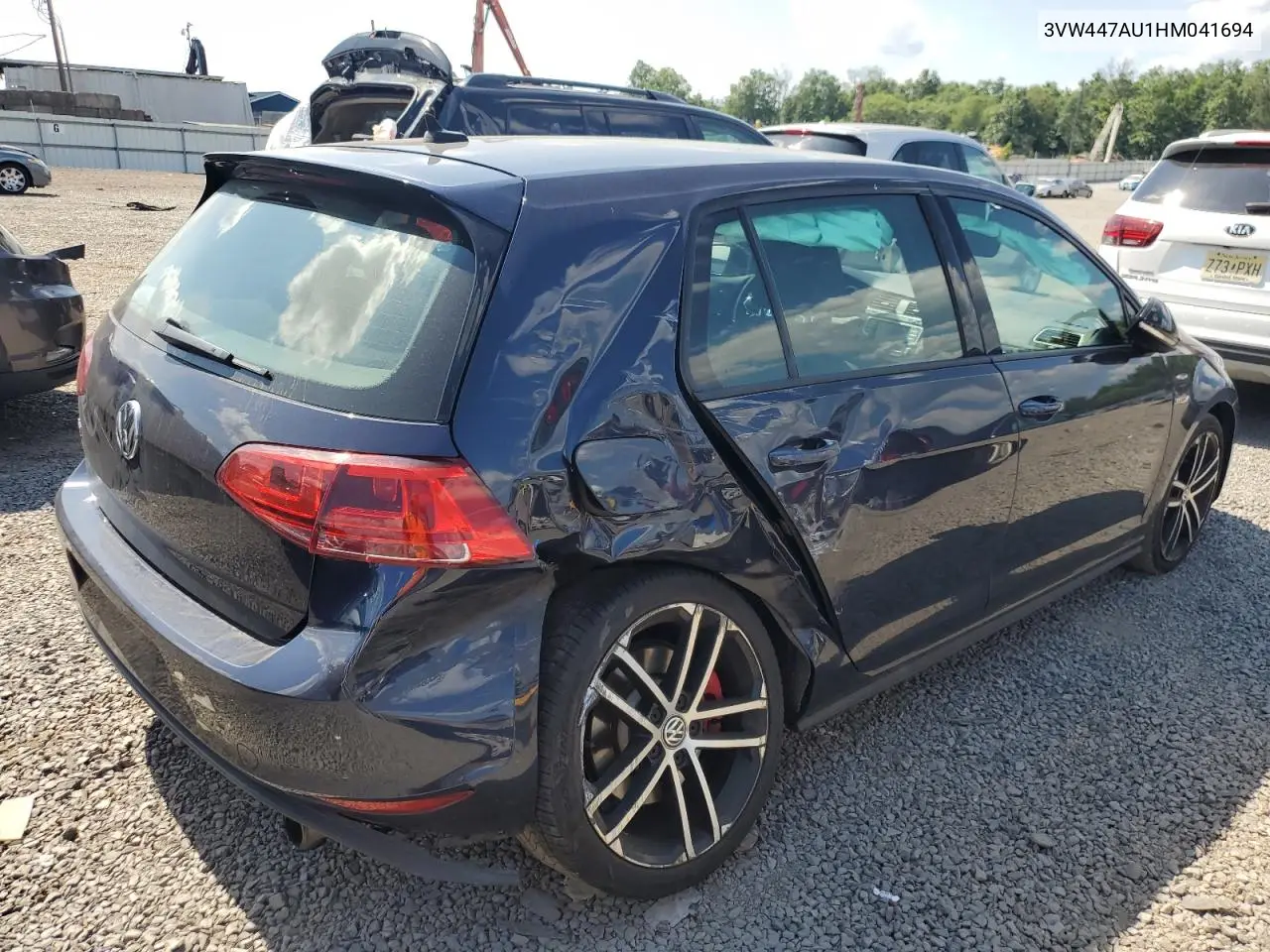 2017 Volkswagen Gti S/Se VIN: 3VW447AU1HM041694 Lot: 65972135