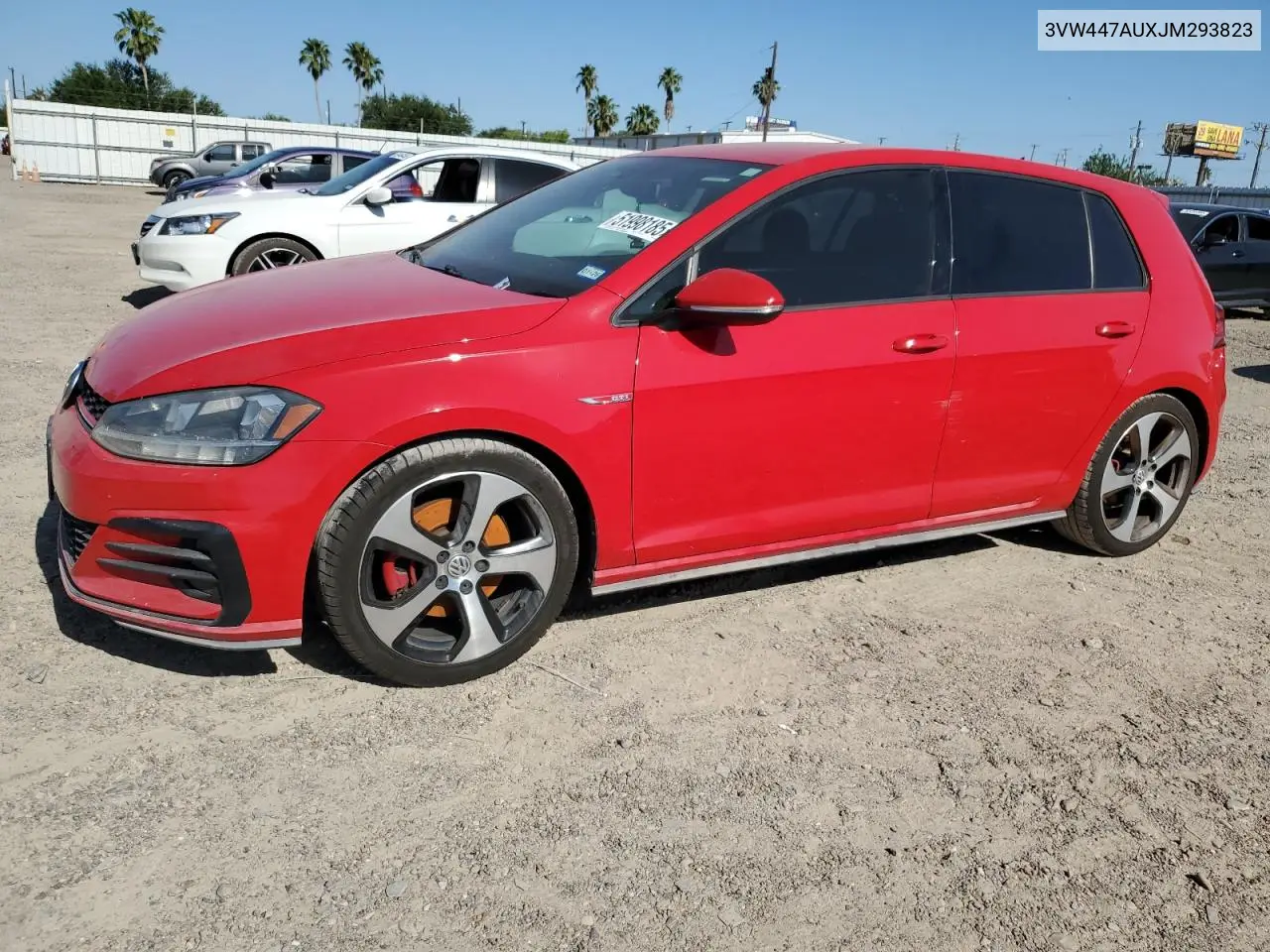 2018 Volkswagen Gti S/Se VIN: 3VW447AUXJM293823 Lot: 51998185
