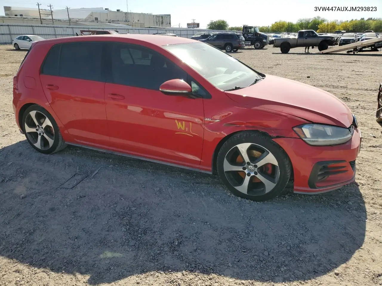 2018 Volkswagen Gti S/Se VIN: 3VW447AUXJM293823 Lot: 51998185