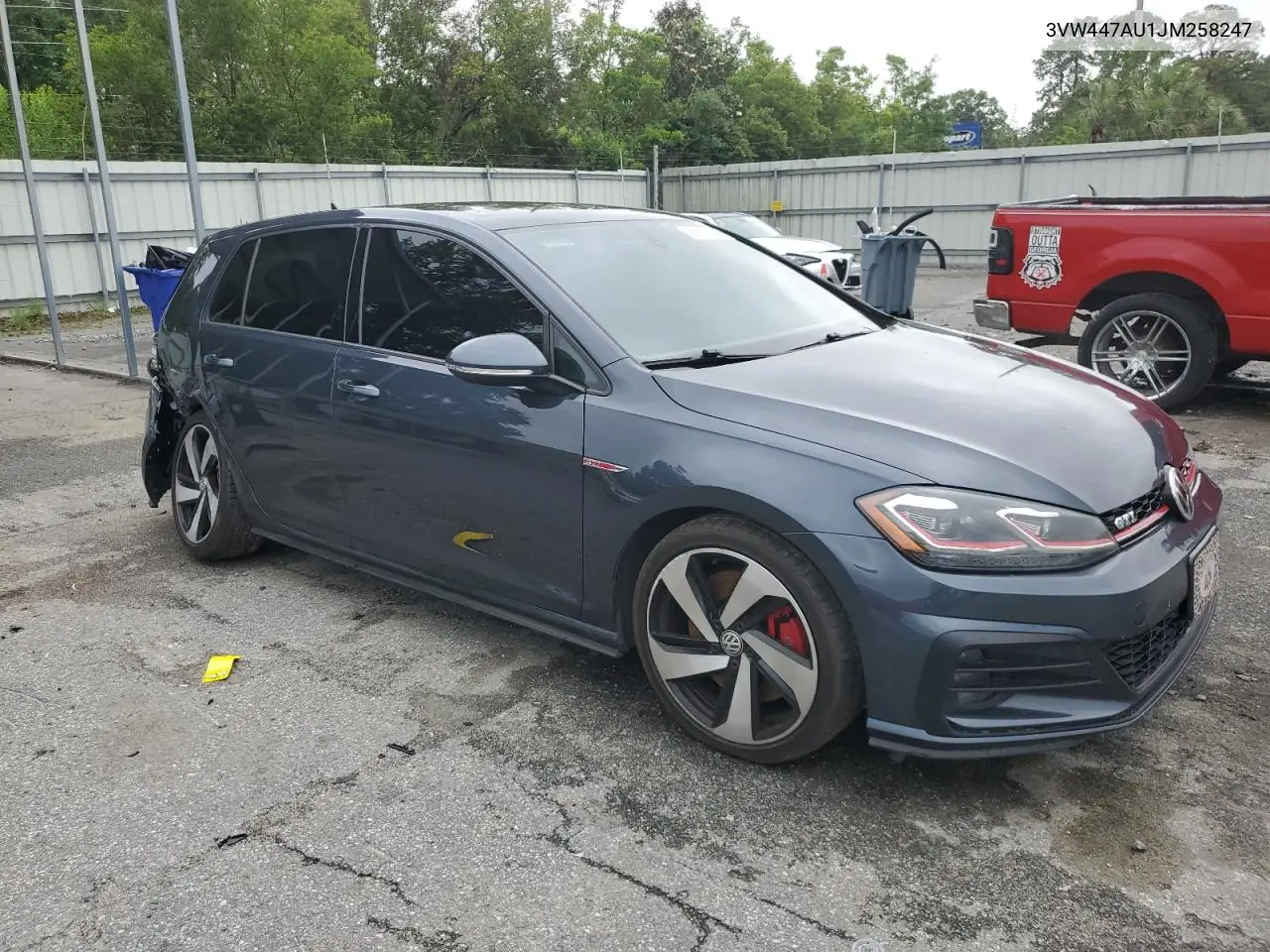 2018 Volkswagen Gti S/Se VIN: 3VW447AU1JM258247 Lot: 55912845