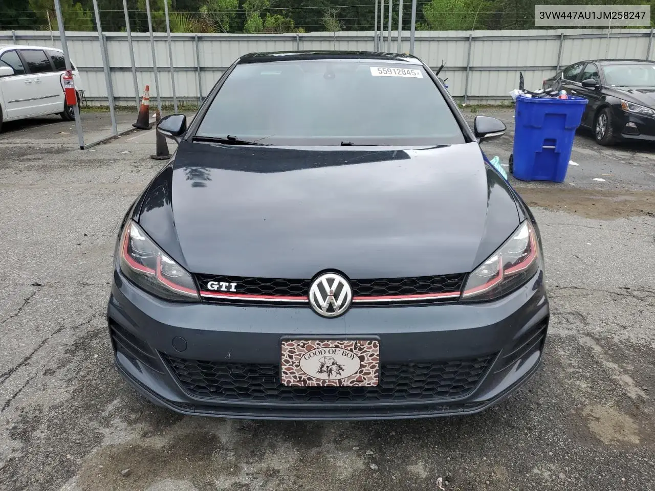 2018 Volkswagen Gti S/Se VIN: 3VW447AU1JM258247 Lot: 55912845
