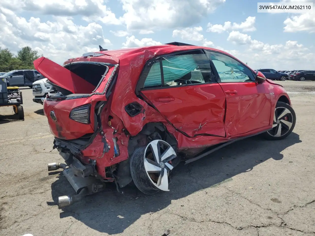 2018 Volkswagen Gti S VIN: 3VW547AUXJM262110 Lot: 58768155