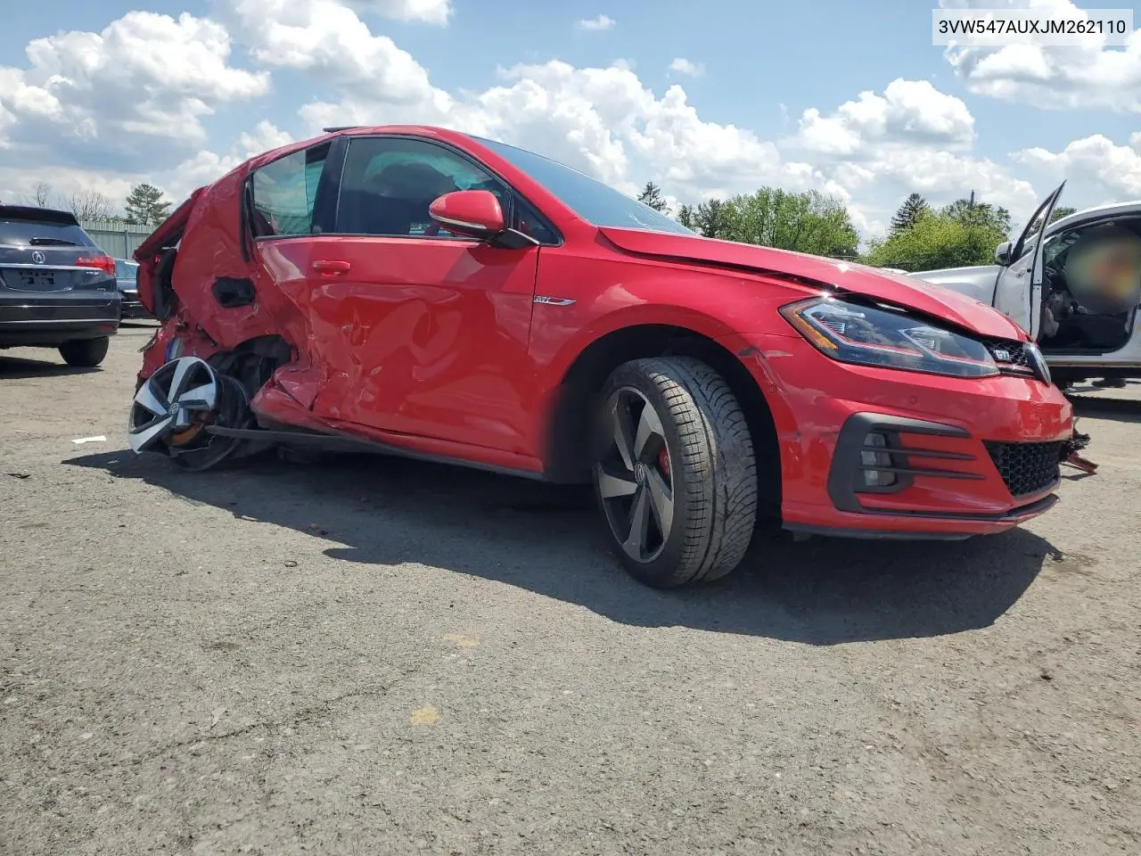 2018 Volkswagen Gti S VIN: 3VW547AUXJM262110 Lot: 58768155