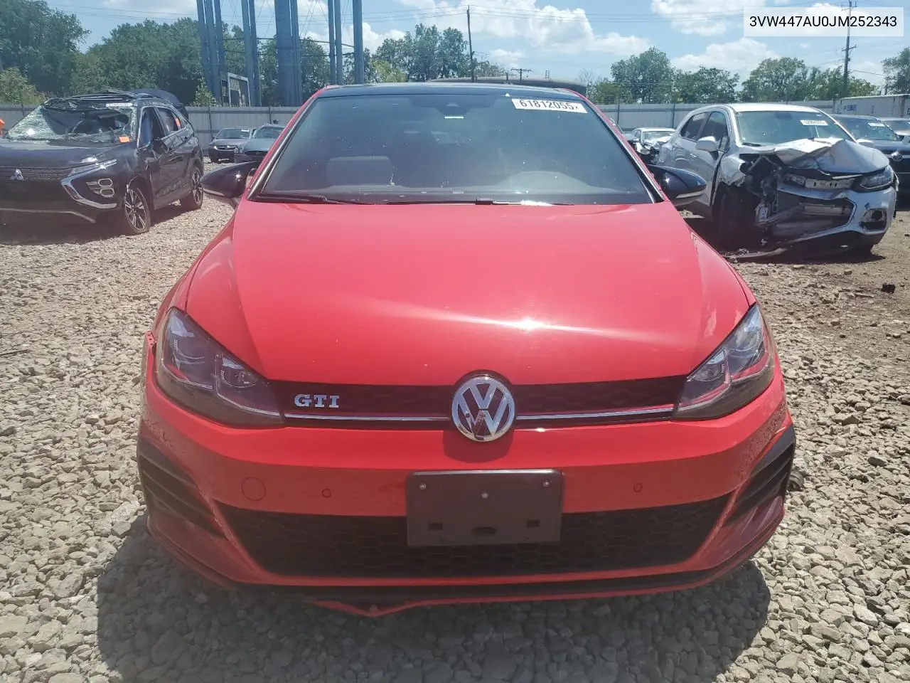 2018 Volkswagen Gti S/Se VIN: 3VW447AU0JM252343 Lot: 61812055
