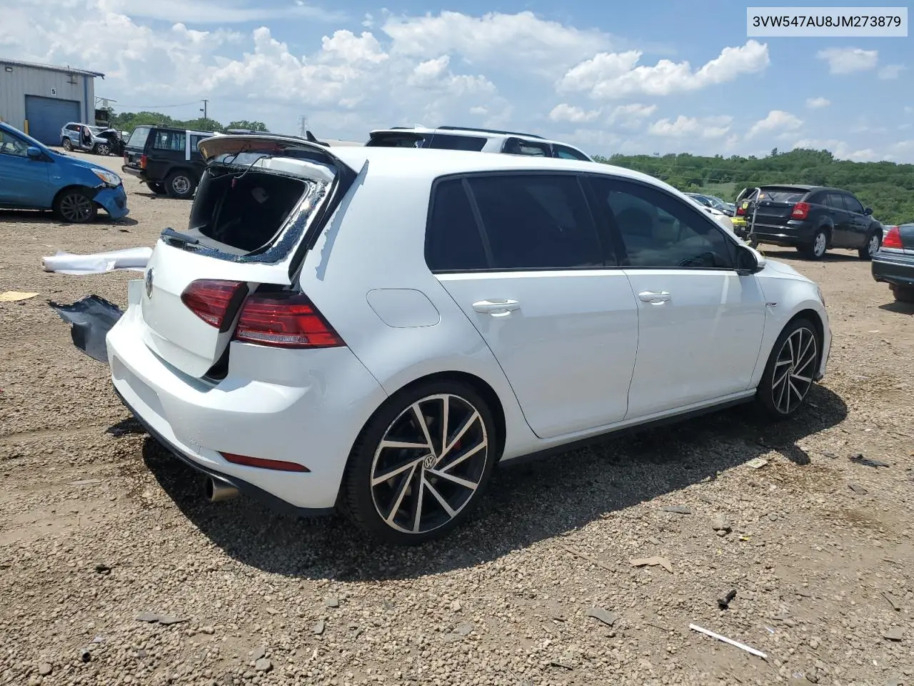 2018 Volkswagen Gti S VIN: 3VW547AU8JM273879 Lot: 62358125