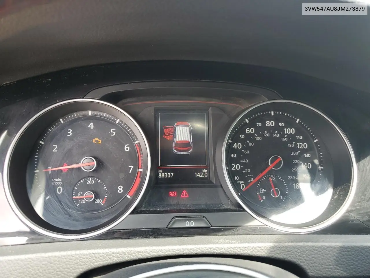 2018 Volkswagen Gti S VIN: 3VW547AU8JM273879 Lot: 62358125