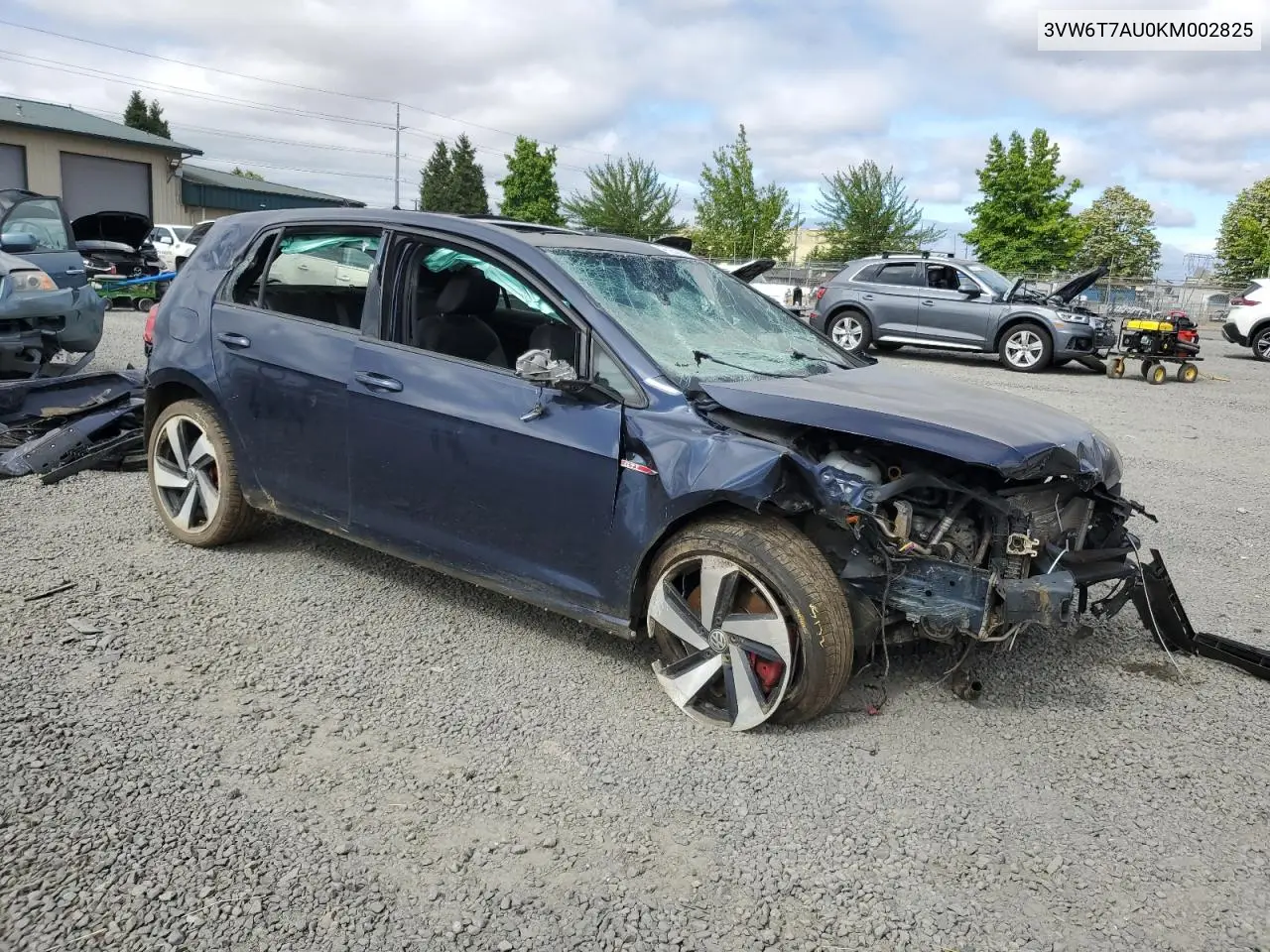 2019 Volkswagen Gti S VIN: 3VW6T7AU0KM002825 Lot: 58543225