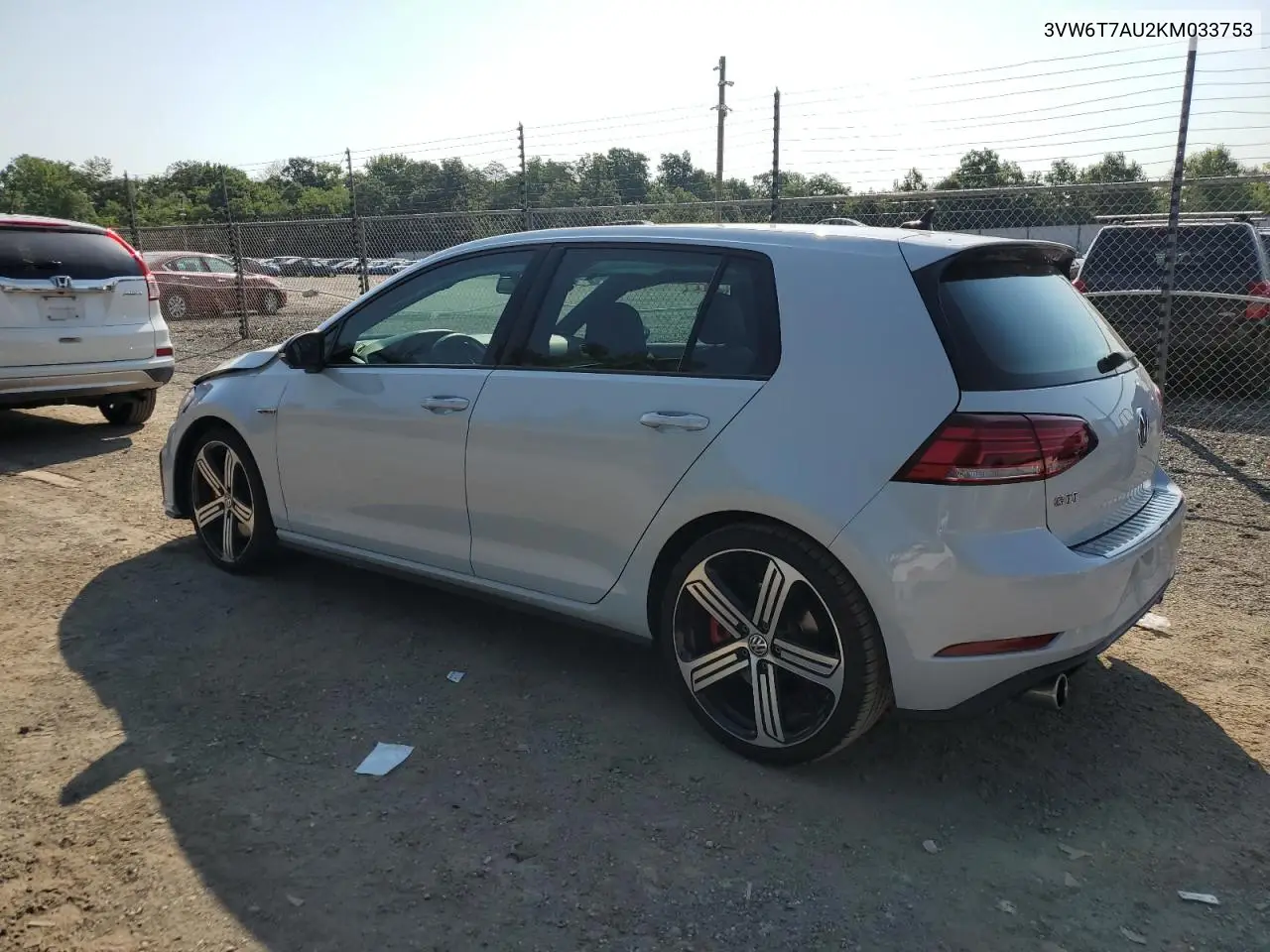 2019 Volkswagen Gti S VIN: 3VW6T7AU2KM033753 Lot: 62429045