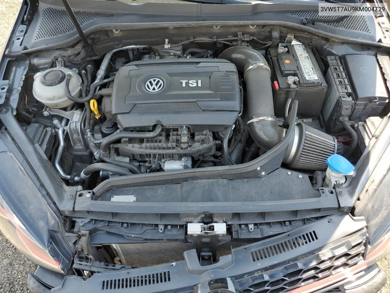 2019 Volkswagen Gti S VIN: 3VW5T7AU9KM004729 Lot: 62554895
