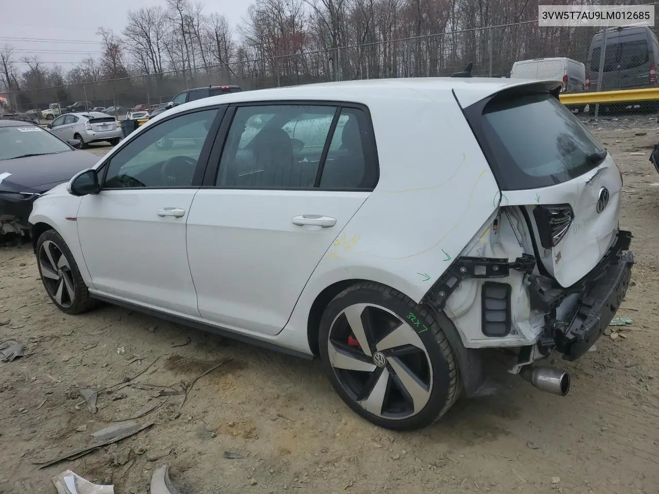 2020 Volkswagen Gti S VIN: 3VW5T7AU9LM012685 Lot: 48813895
