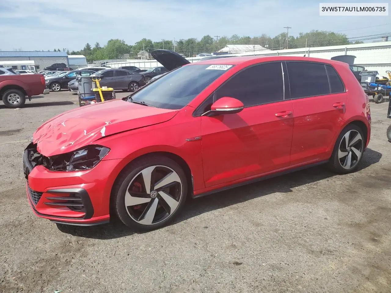 2020 Volkswagen Gti S VIN: 3VW5T7AU1LM006735 Lot: 56875825