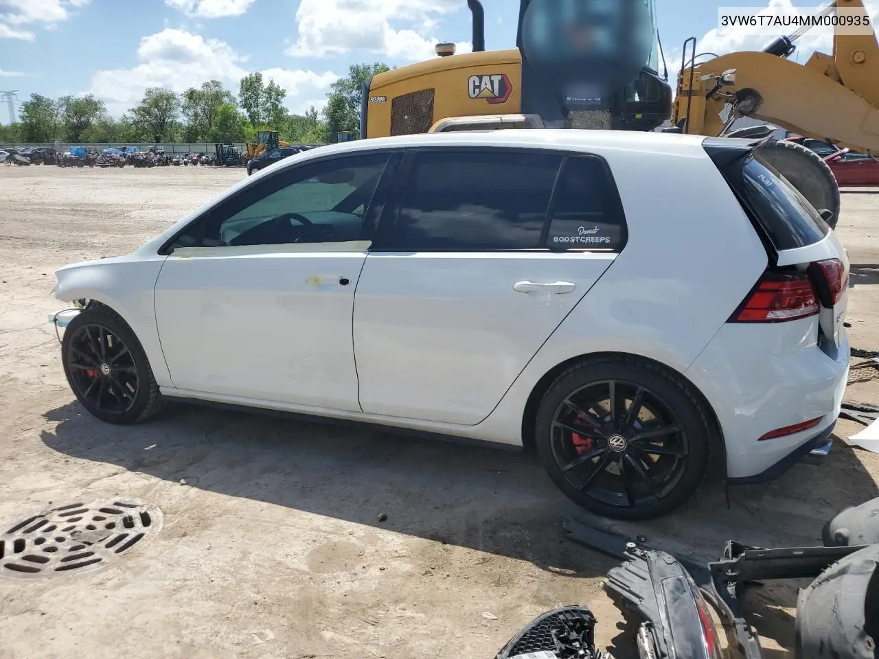 2021 Volkswagen Gti S VIN: 3VW6T7AU4MM000935 Lot: 62023965