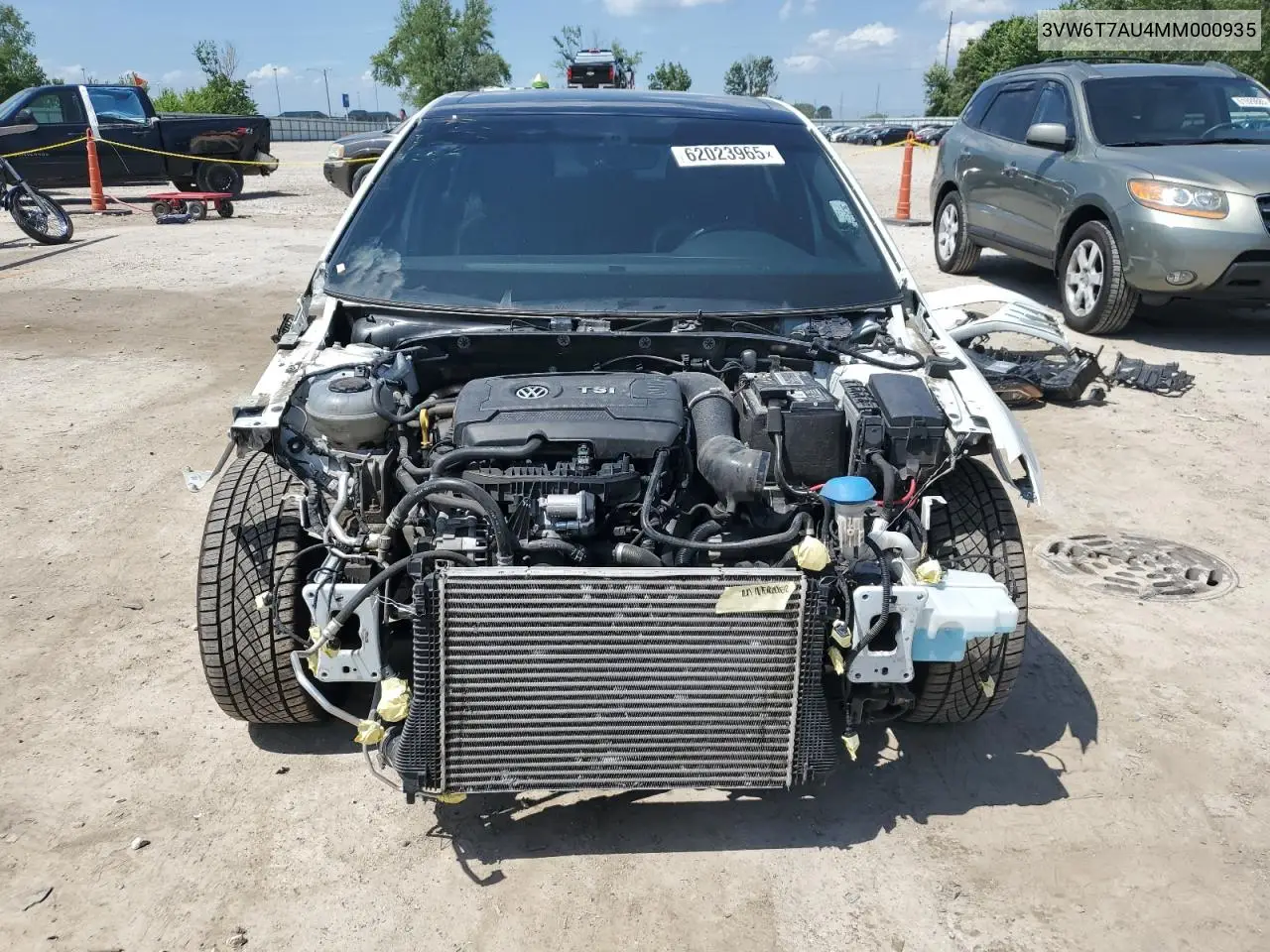 2021 Volkswagen Gti S VIN: 3VW6T7AU4MM000935 Lot: 62023965