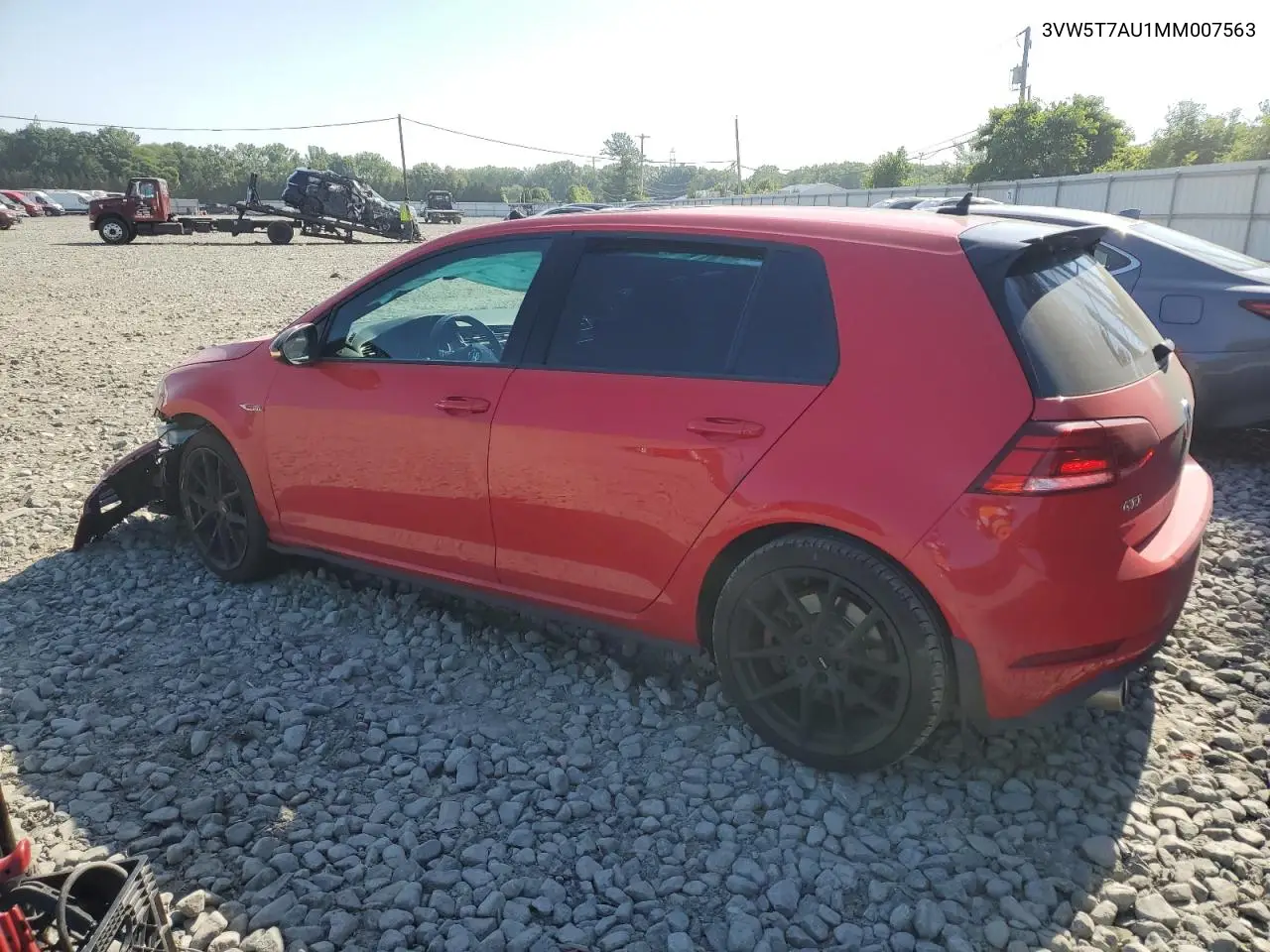 2021 Volkswagen Gti S VIN: 3VW5T7AU1MM007563 Lot: 62034885