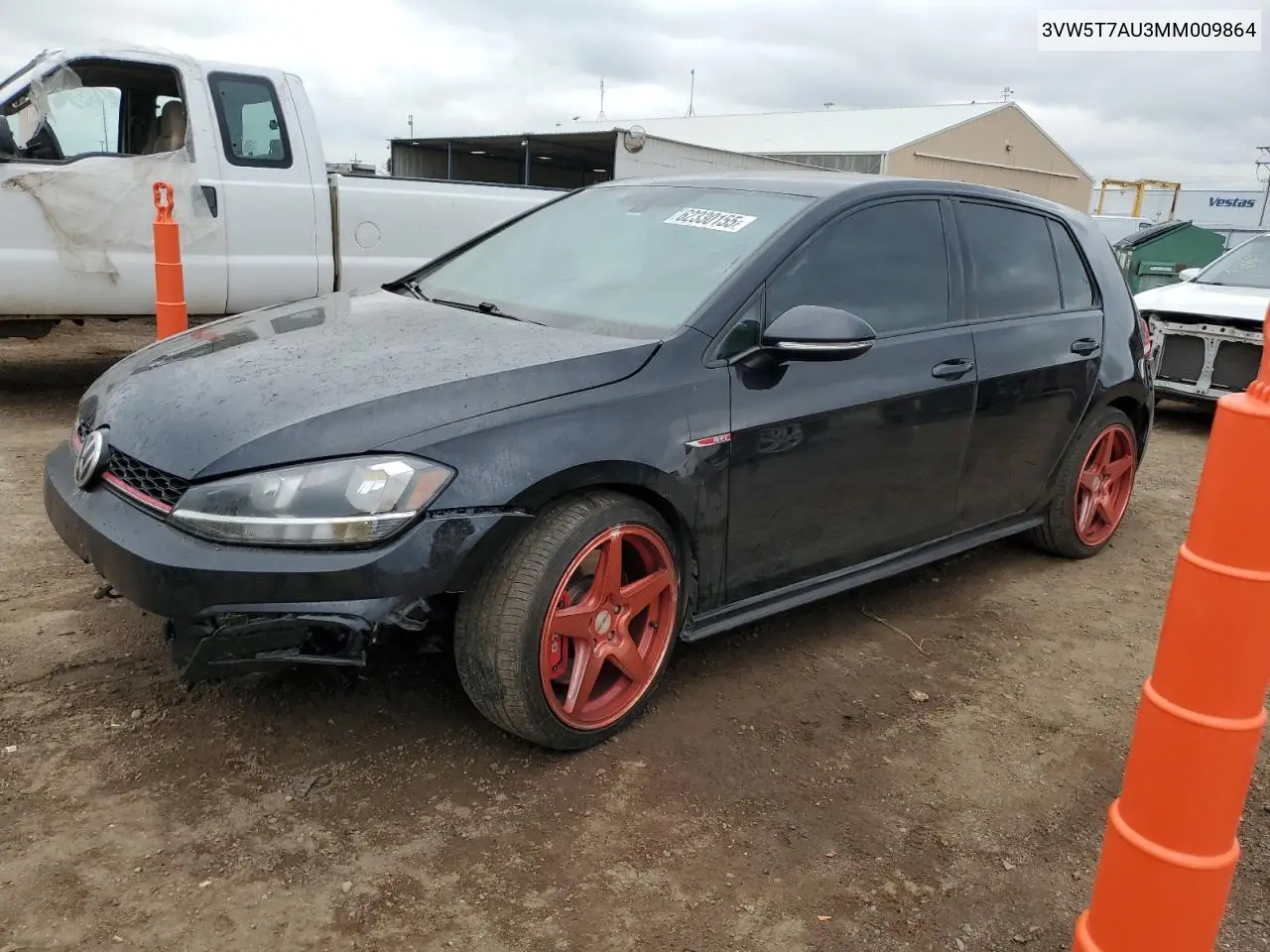 2021 Volkswagen Gti S VIN: 3VW5T7AU3MM009864 Lot: 62330155