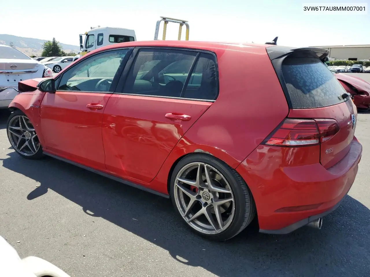 2021 Volkswagen Gti S VIN: 3VW6T7AU8MM007001 Lot: 62367405