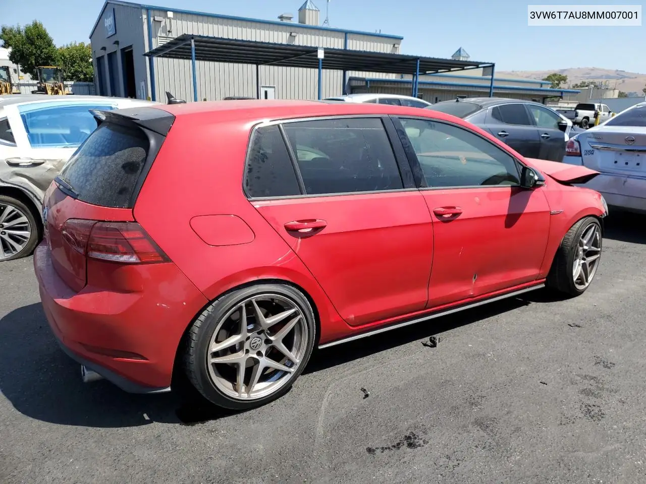 2021 Volkswagen Gti S VIN: 3VW6T7AU8MM007001 Lot: 62367405