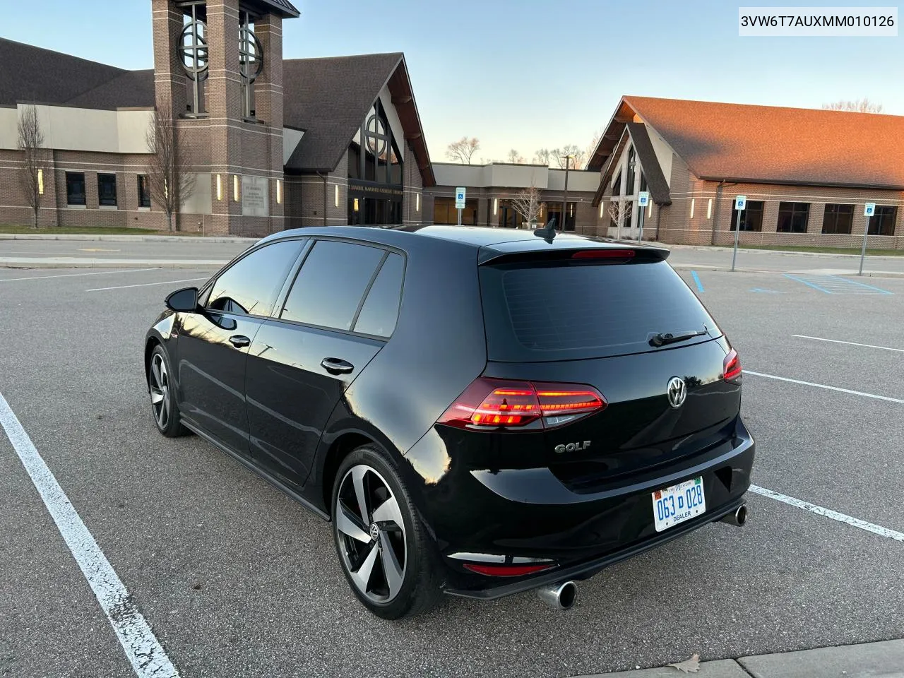 2021 Volkswagen Gti S VIN: 3VW6T7AUXMM010126 Lot: 88174265