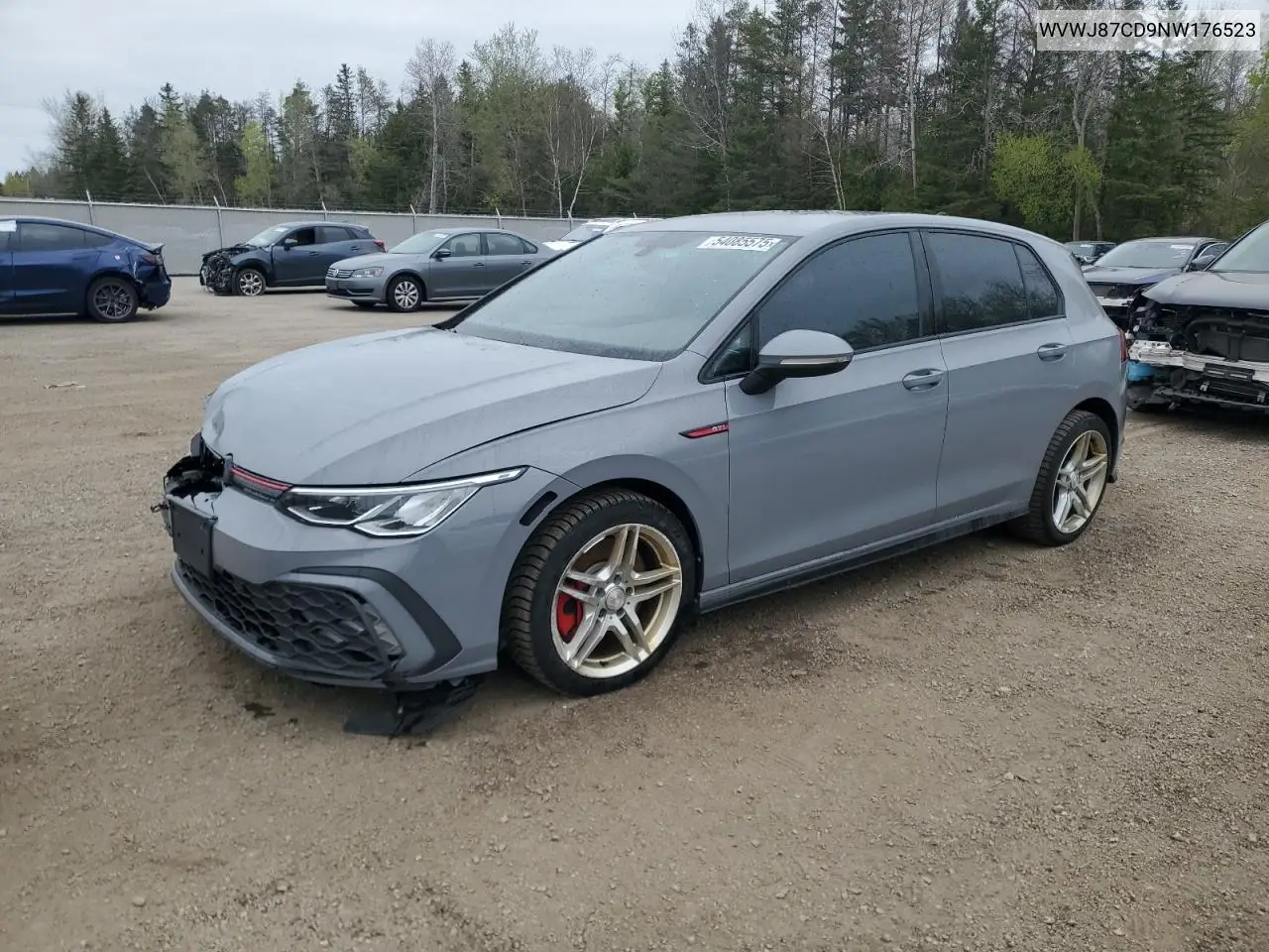 2022 Volkswagen Gti VIN: WVWJ87CD9NW176523 Lot: 54085575
