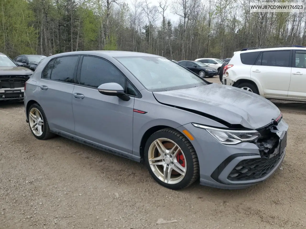 2022 Volkswagen Gti VIN: WVWJ87CD9NW176523 Lot: 54085575