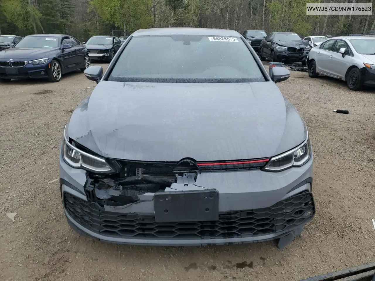 2022 Volkswagen Gti VIN: WVWJ87CD9NW176523 Lot: 54085575