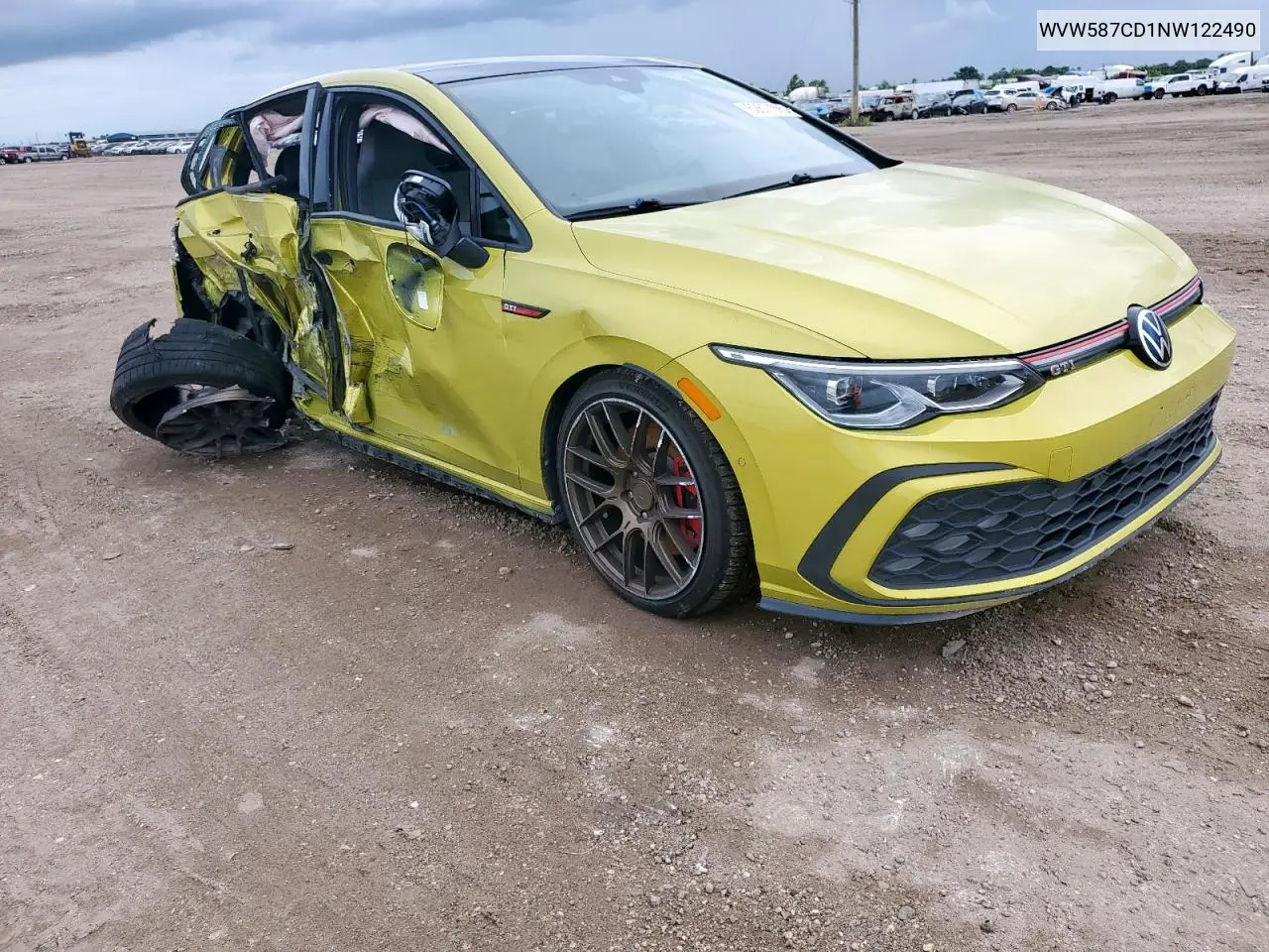 2022 Volkswagen Gti Autobahn VIN: WVW587CD1NW122490 Lot: 62611095