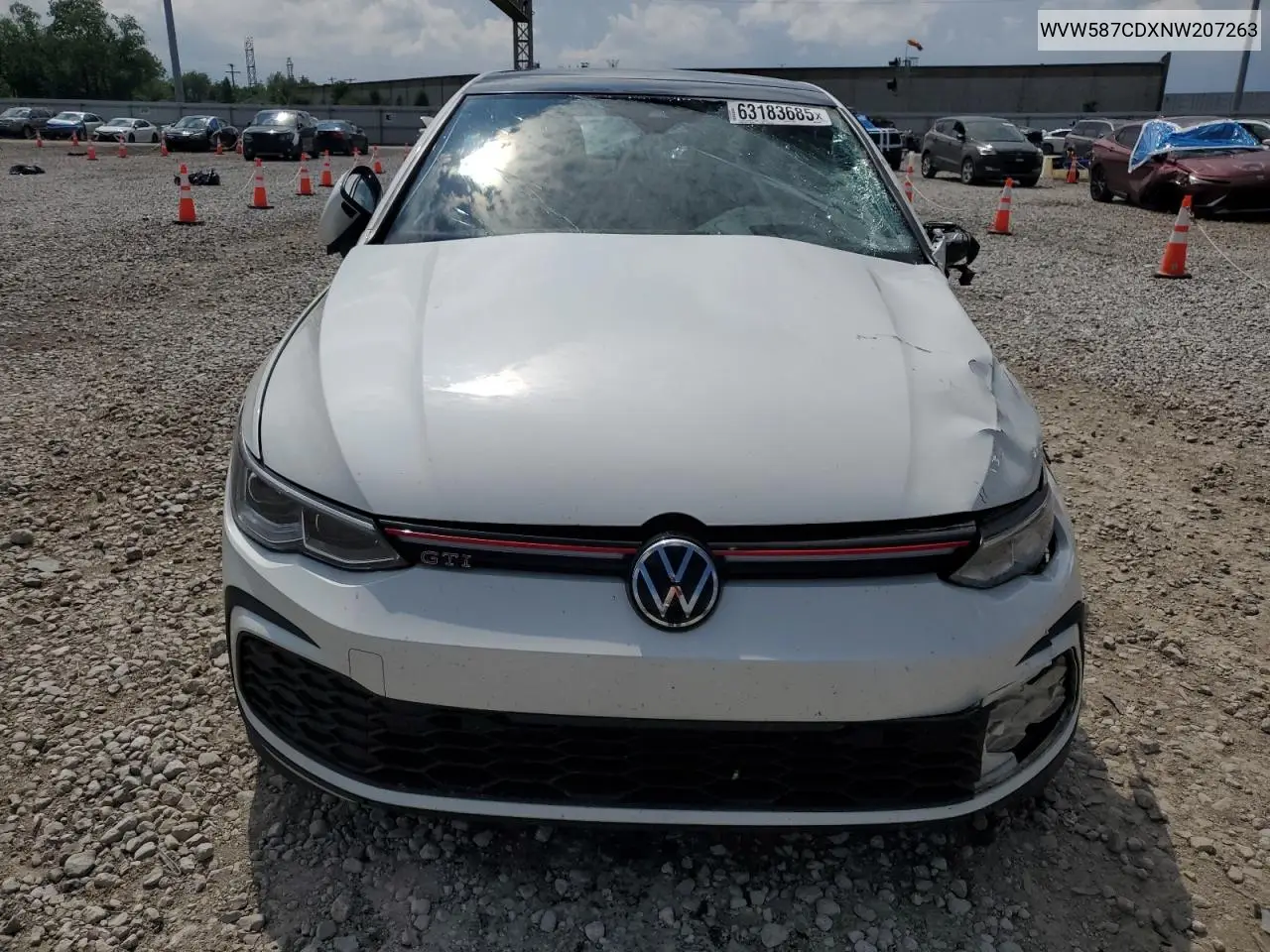 2022 Volkswagen Gti Autobahn VIN: WVW587CDXNW207263 Lot: 63183685