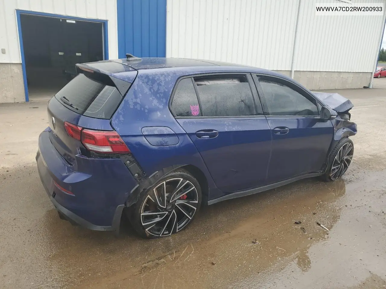 2024 Volkswagen Gti Autobahn VIN: WVWVA7CD2RW200933 Lot: 61070055