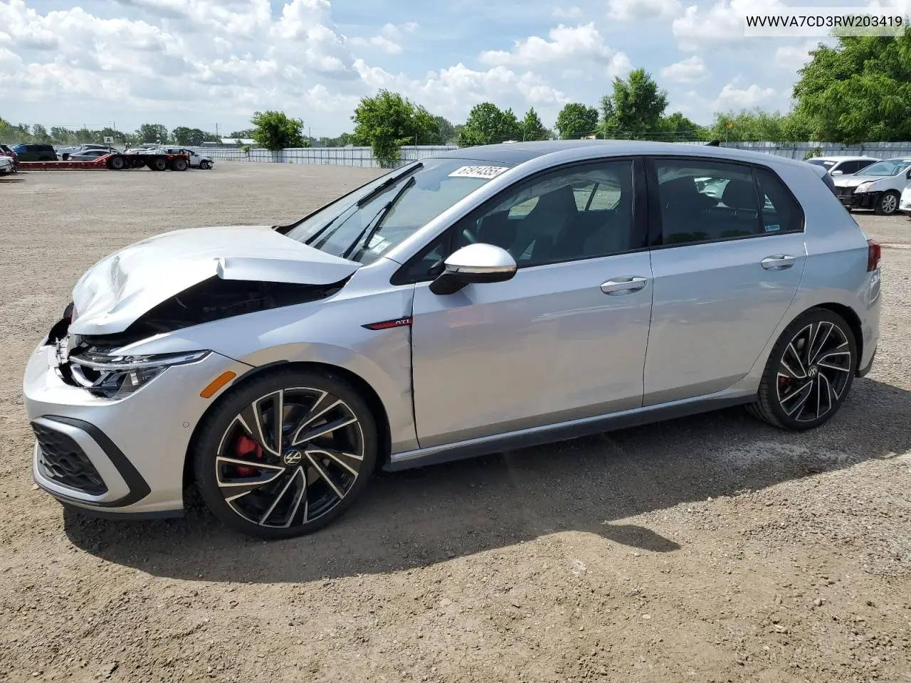 2024 Volkswagen Gti Autobahn VIN: WVWVA7CD3RW203419 Lot: 61914355