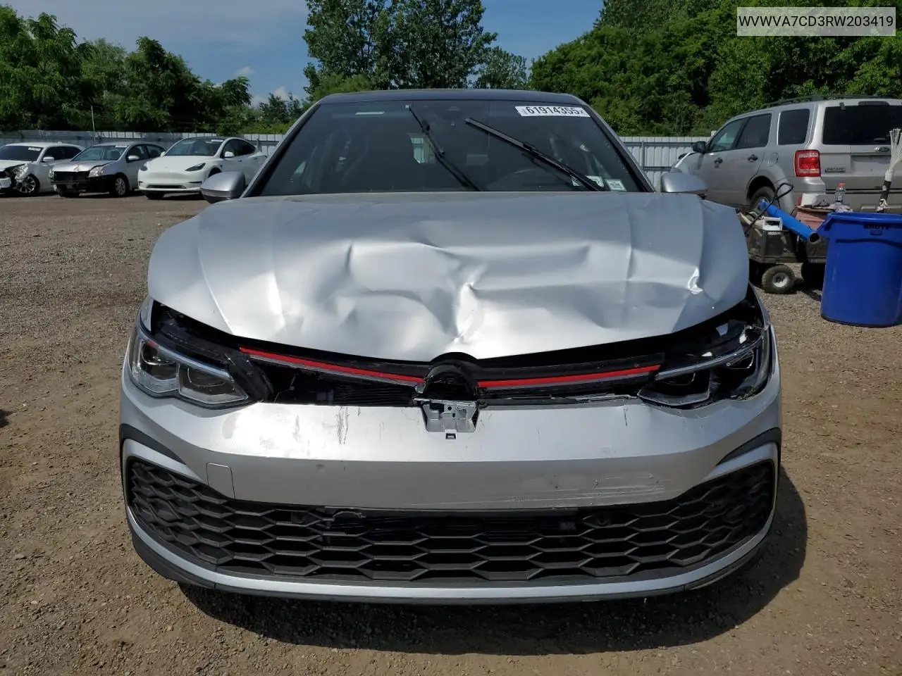 2024 Volkswagen Gti Autobahn VIN: WVWVA7CD3RW203419 Lot: 61914355