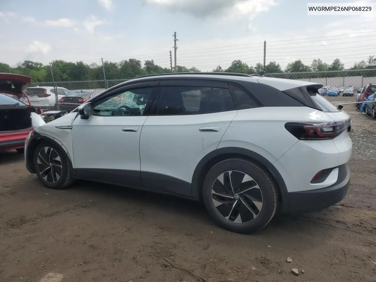 2022 Volkswagen Id.4 Pro VIN: WVGRMPE26NP068229 Lot: 57323965