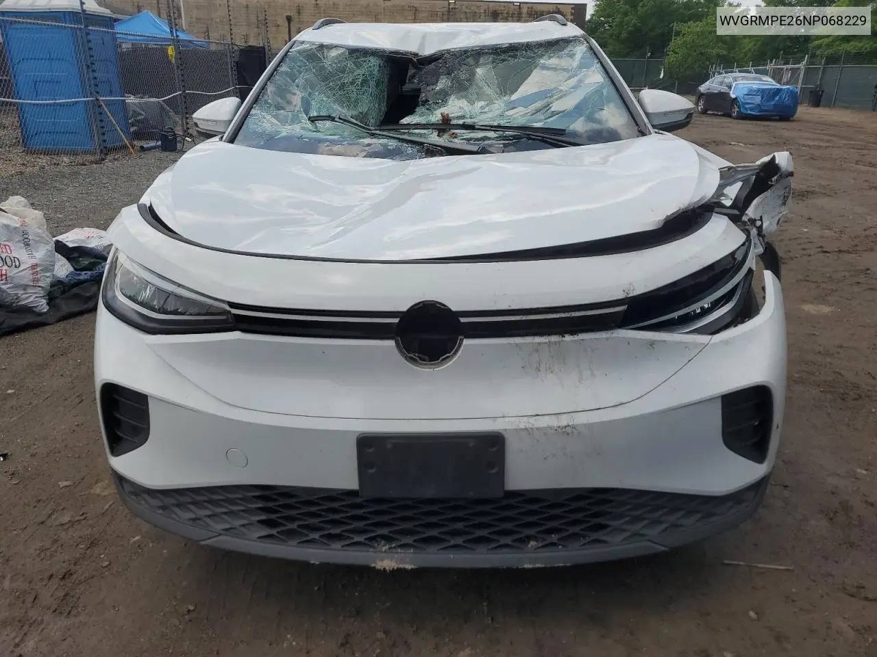 2022 Volkswagen Id.4 Pro VIN: WVGRMPE26NP068229 Lot: 57323965