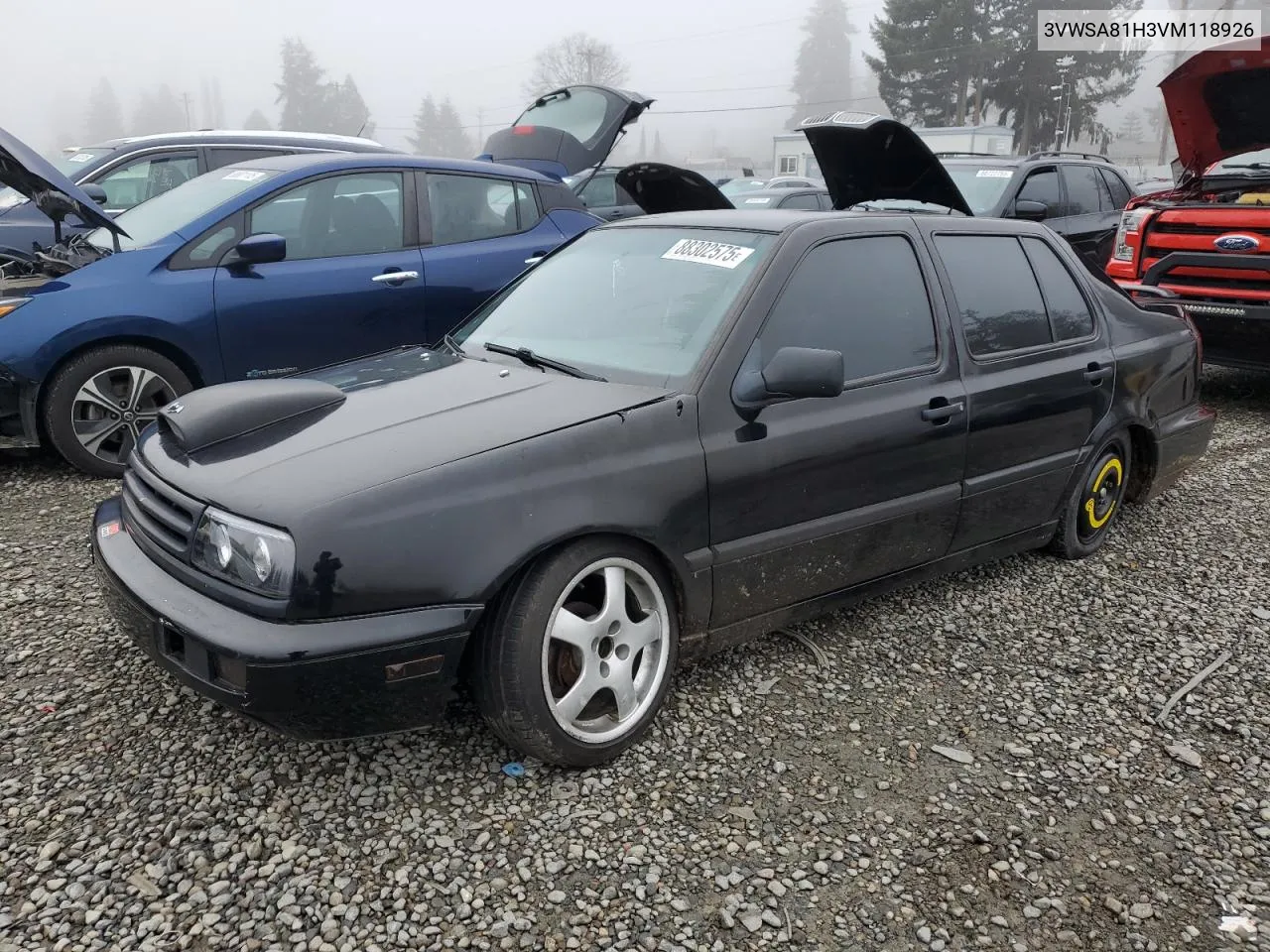 1997 Volkswagen Jetta Gls VIN: 3VWSA81H3VM118926 Lot: 88302575