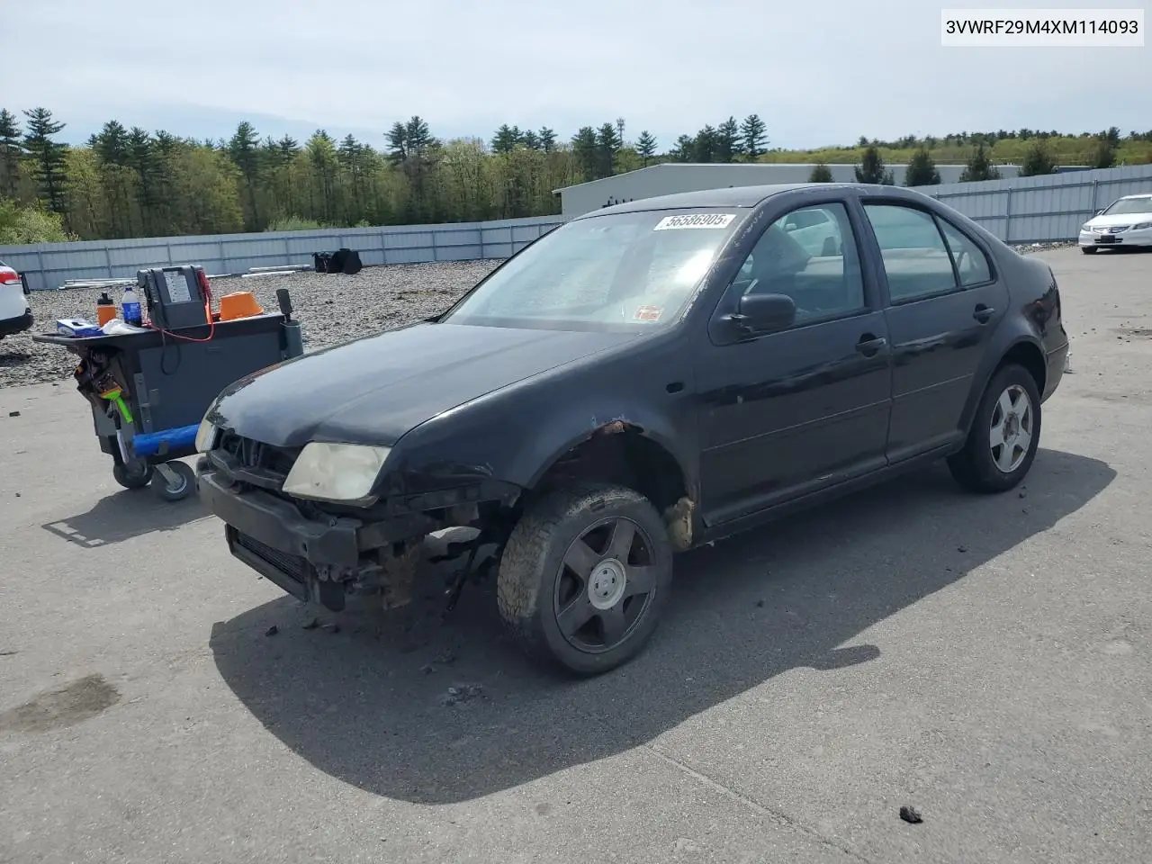 1999 Volkswagen Jetta Gl Tdi VIN: 3VWRF29M4XM114093 Lot: 56586905
