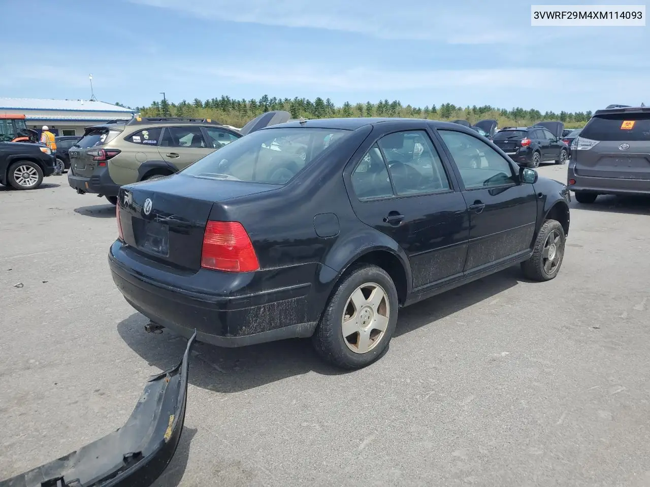 1999 Volkswagen Jetta Gl Tdi VIN: 3VWRF29M4XM114093 Lot: 56586905