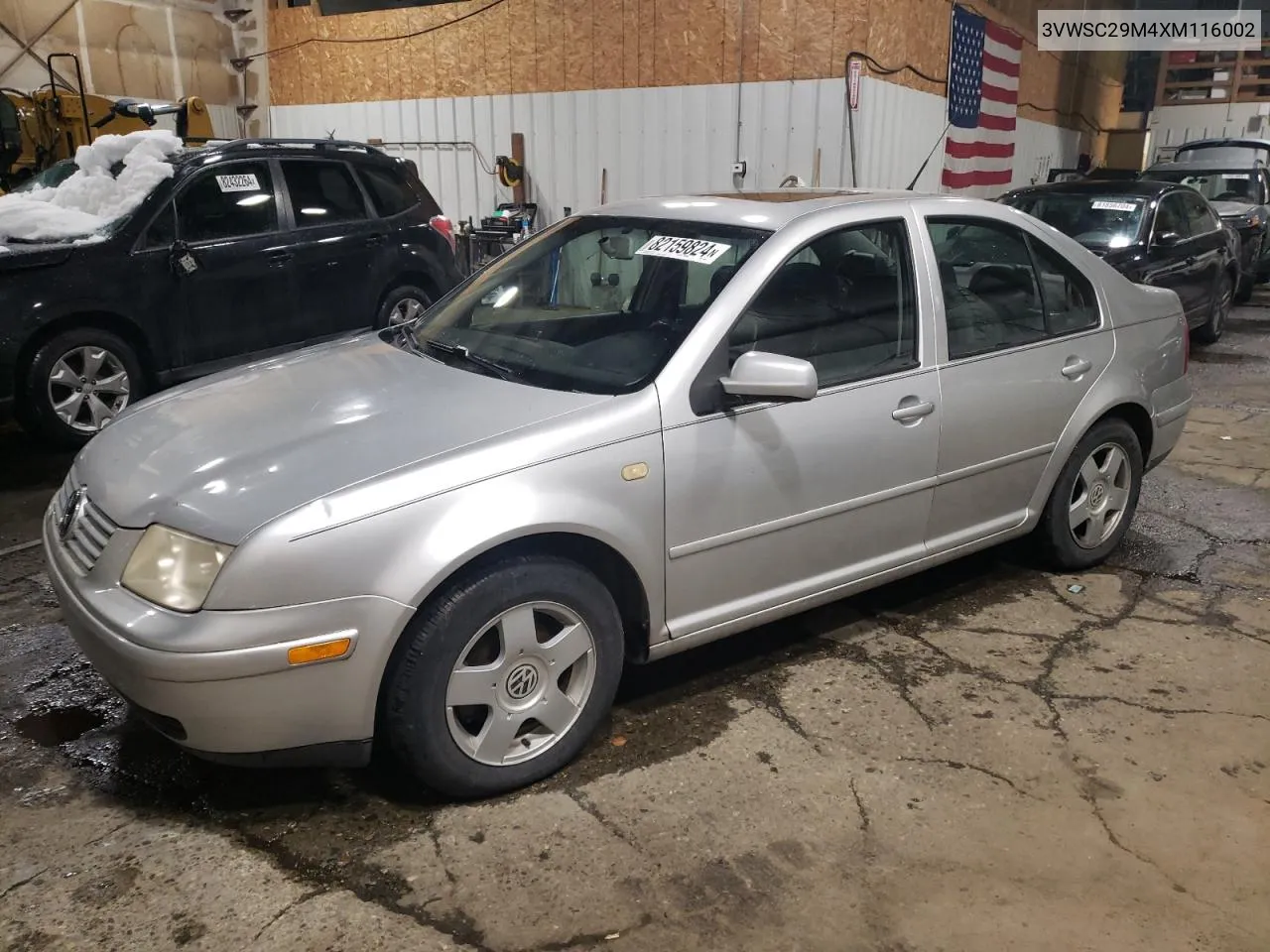 1999 Volkswagen Jetta Gls VIN: 3VWSC29M4XM116002 Lot: 82159824