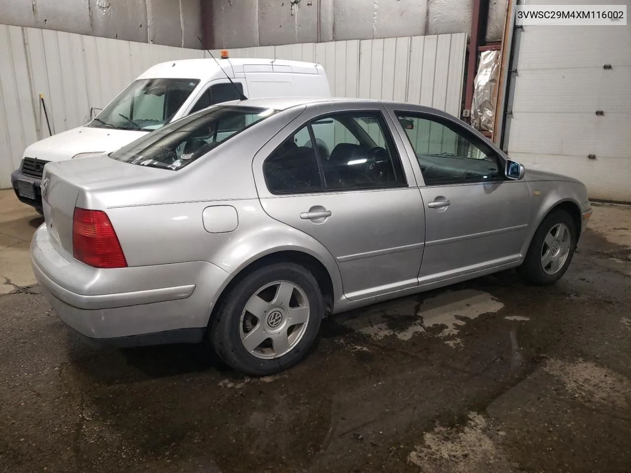1999 Volkswagen Jetta Gls VIN: 3VWSC29M4XM116002 Lot: 82159824