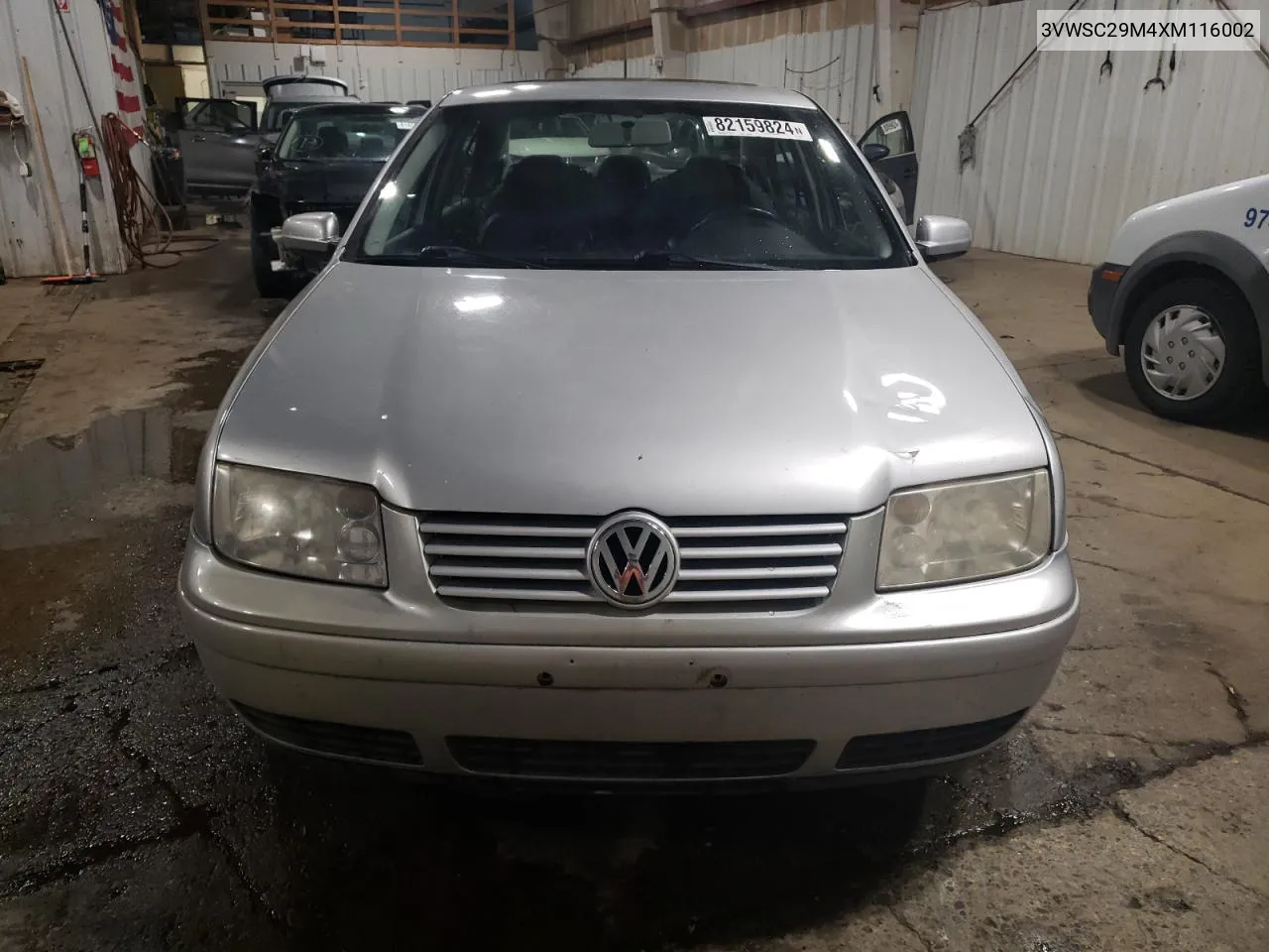 1999 Volkswagen Jetta Gls VIN: 3VWSC29M4XM116002 Lot: 82159824