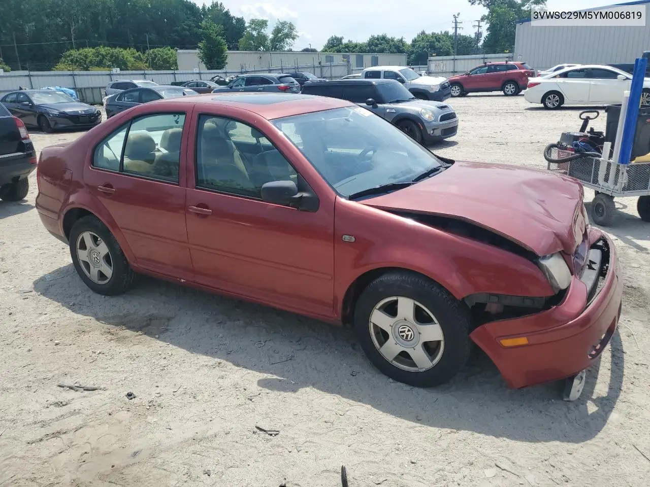 2000 Volkswagen Jetta Gls VIN: 3VWSC29M5YM006819 Lot: 56117805